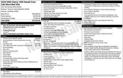 2023 GMC Sierra 1500 Denali