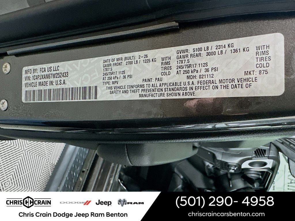 2026 Jeep Wrangler WRANGLER 2-DOOR SPORT S