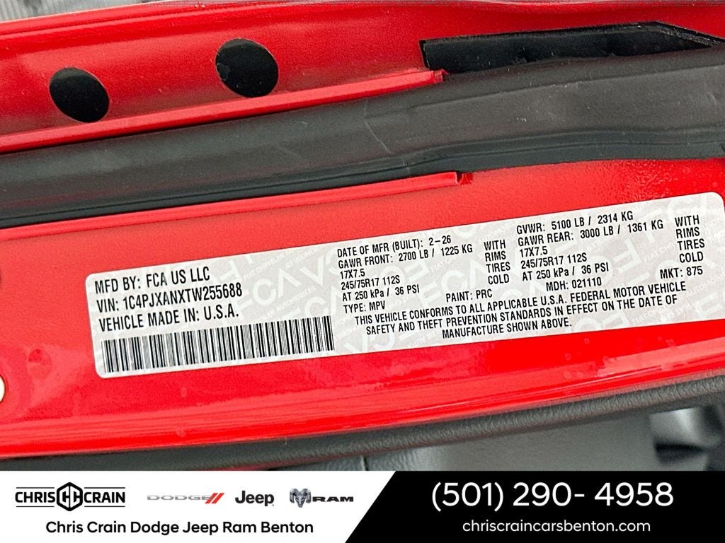 2026 Jeep Wrangler WRANGLER 2-DOOR SPORT