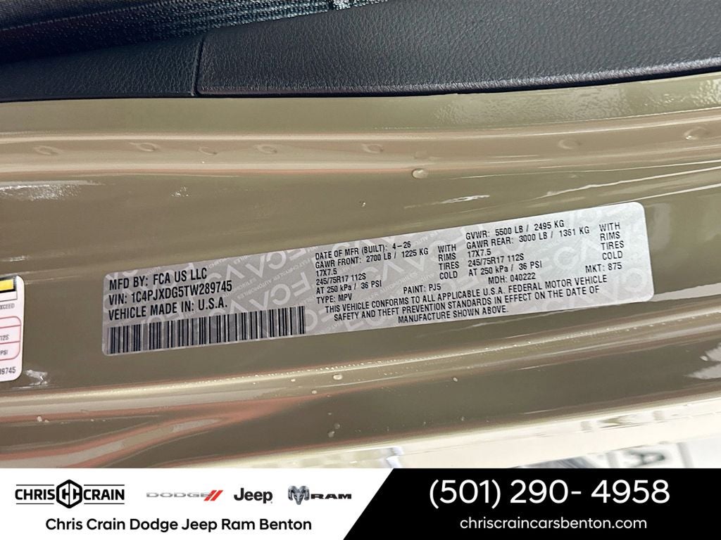 2026 Jeep Wrangler WRANGLER 4-DOOR SPORT