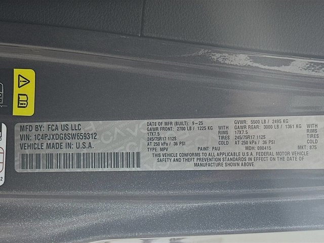 2025 Jeep Wrangler WRANGLER 4-DOOR SPORT S