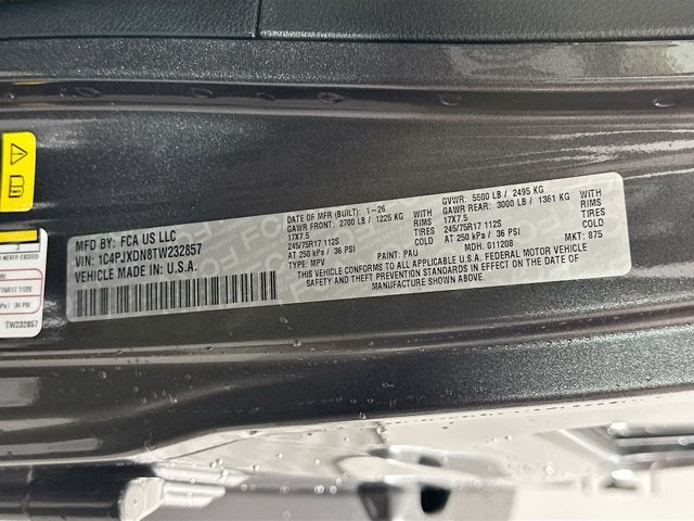 2026 Jeep Wrangler WRANGLER 4-DOOR SPORT S