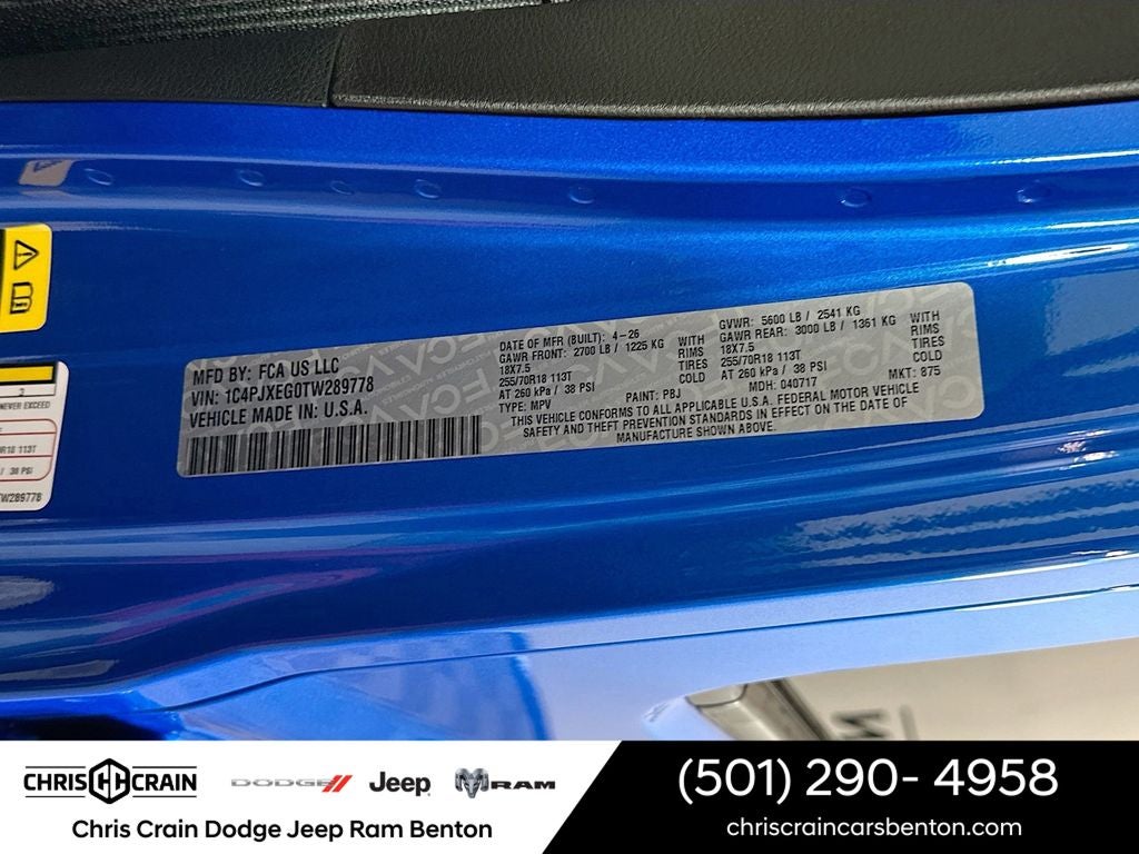 2026 Jeep Wrangler WRANGLER 4-DOOR SAHARA