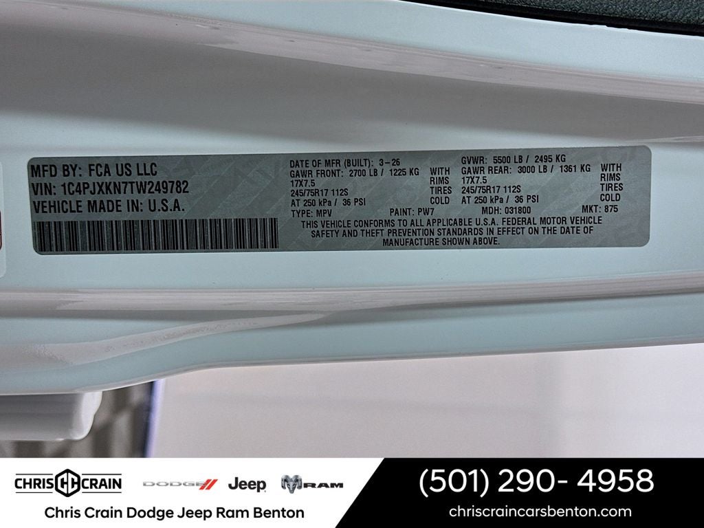 2026 Jeep Wrangler 4-Door Sport RHD 4x4