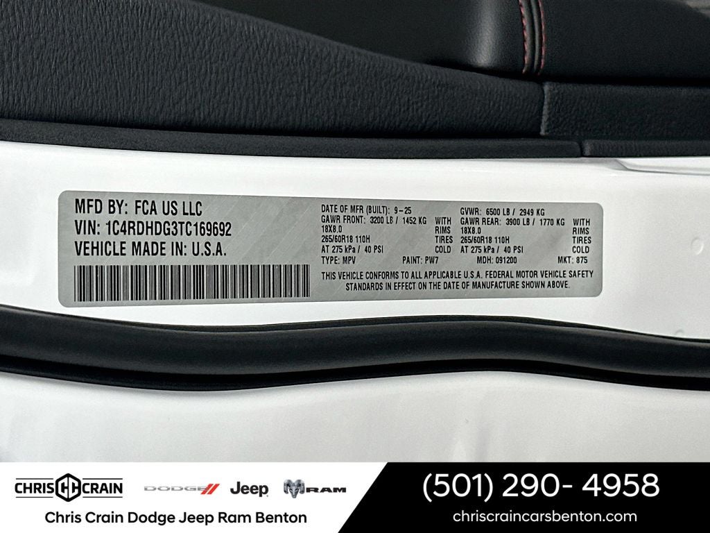 2026 Dodge Durango DURANGO GT RWD