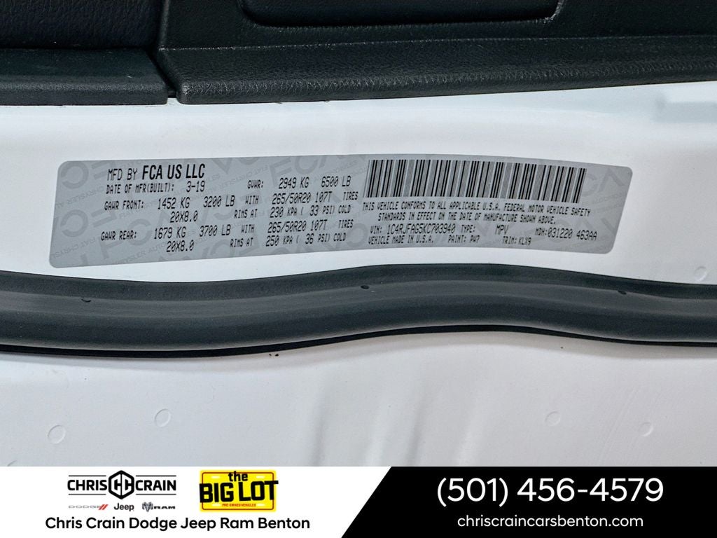 2019 Jeep Grand Cherokee Altitude 4x4