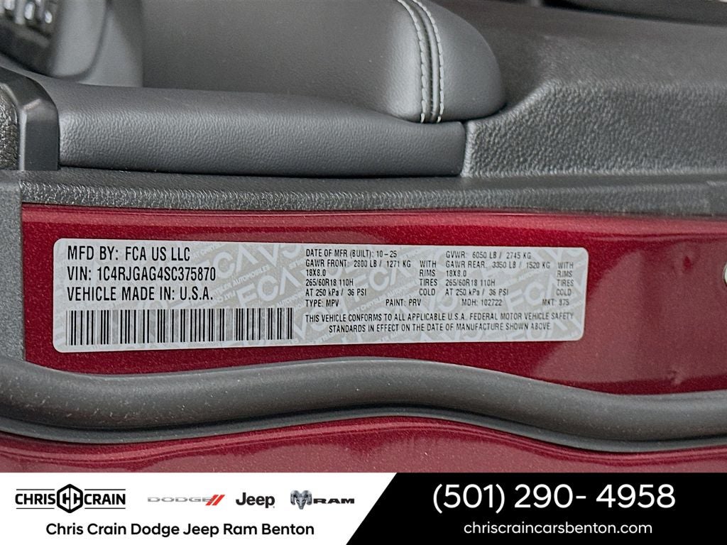 2025 Jeep Grand Cherokee GRAND CHEROKEE LAREDO X 4X2