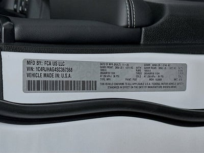 2025 Jeep Grand Cherokee GRAND CHEROKEE ALTITUDE X 4X4