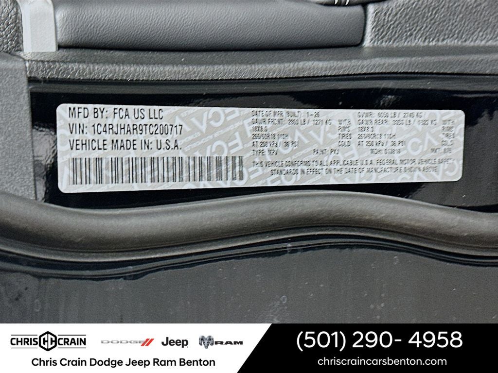 2026 Jeep Grand Cherokee GRAND CHEROKEE LAREDO ALTITUDE 4X4