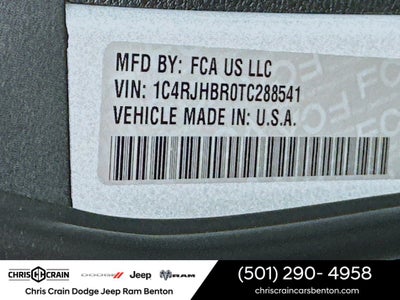 2026 Jeep Grand Cherokee GRAND CHEROKEE LIMITED RESERVE 4X4