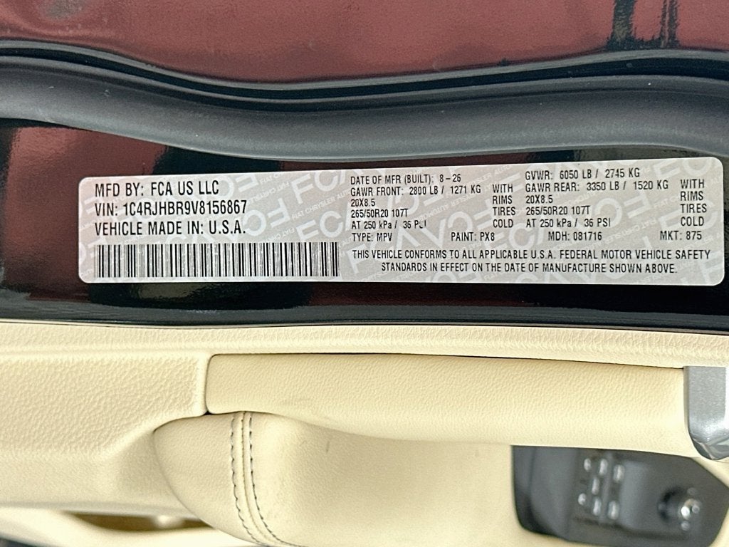 2027 Jeep Grand Cherokee GRAND CHEROKEE LIMITED 4X4