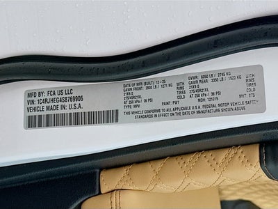 2025 Jeep Grand Cherokee GRAND CHEROKEE SUMMIT 4X4