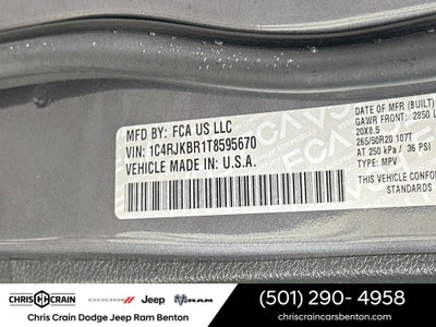 2026 Jeep Grand Cherokee GRAND CHEROKEE L LIMITED RESERVE 4X4