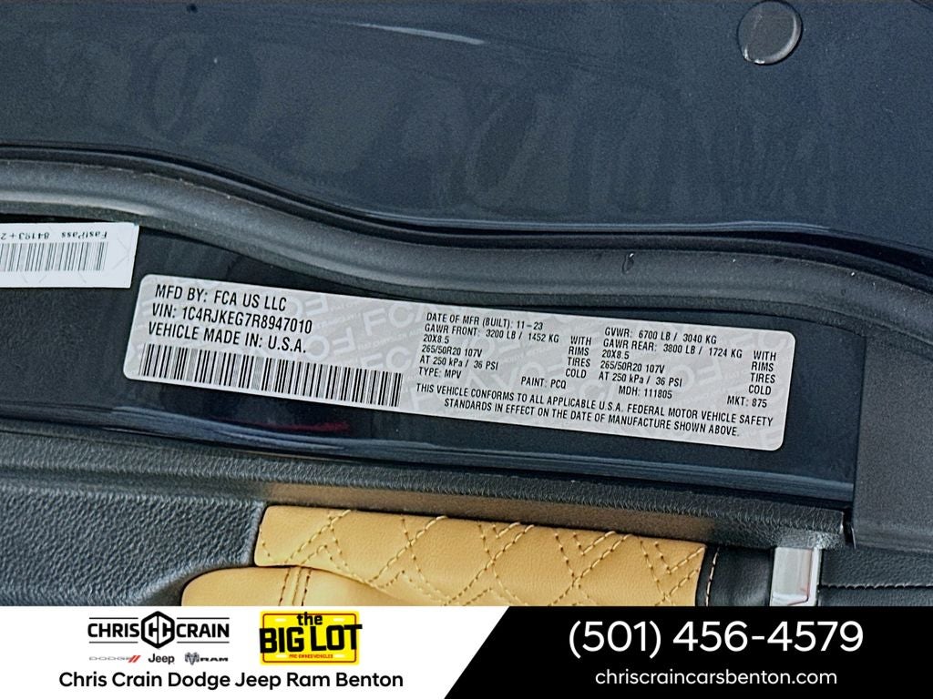 2024 Jeep Grand Cherokee L Summit 4x4