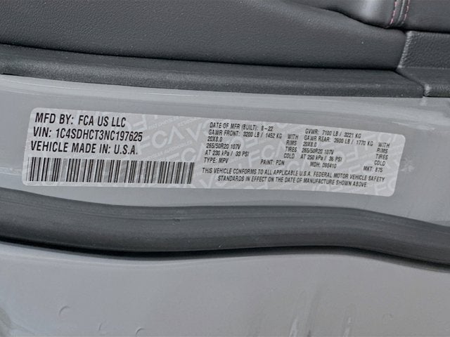 2022 Dodge Durango R/T Plus RWD