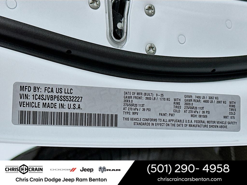 2025 Jeep Wagoneer WAGONEER CARBIDE 4X4