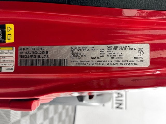 2020 Jeep Gladiator Mojave 4x4