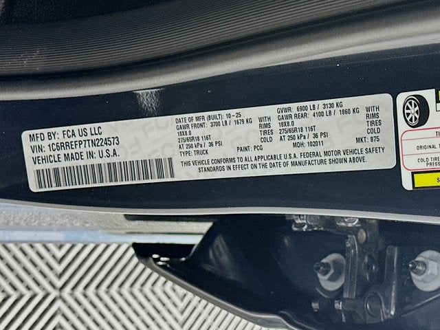 2026 RAM Ram 1500 RAM 1500 BIG HORN CREW CAB 4X2 5'7' BOX