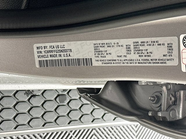 2025 RAM Ram 1500 RAM 1500 BIG HORN CREW CAB 4X4 5'7' BOX