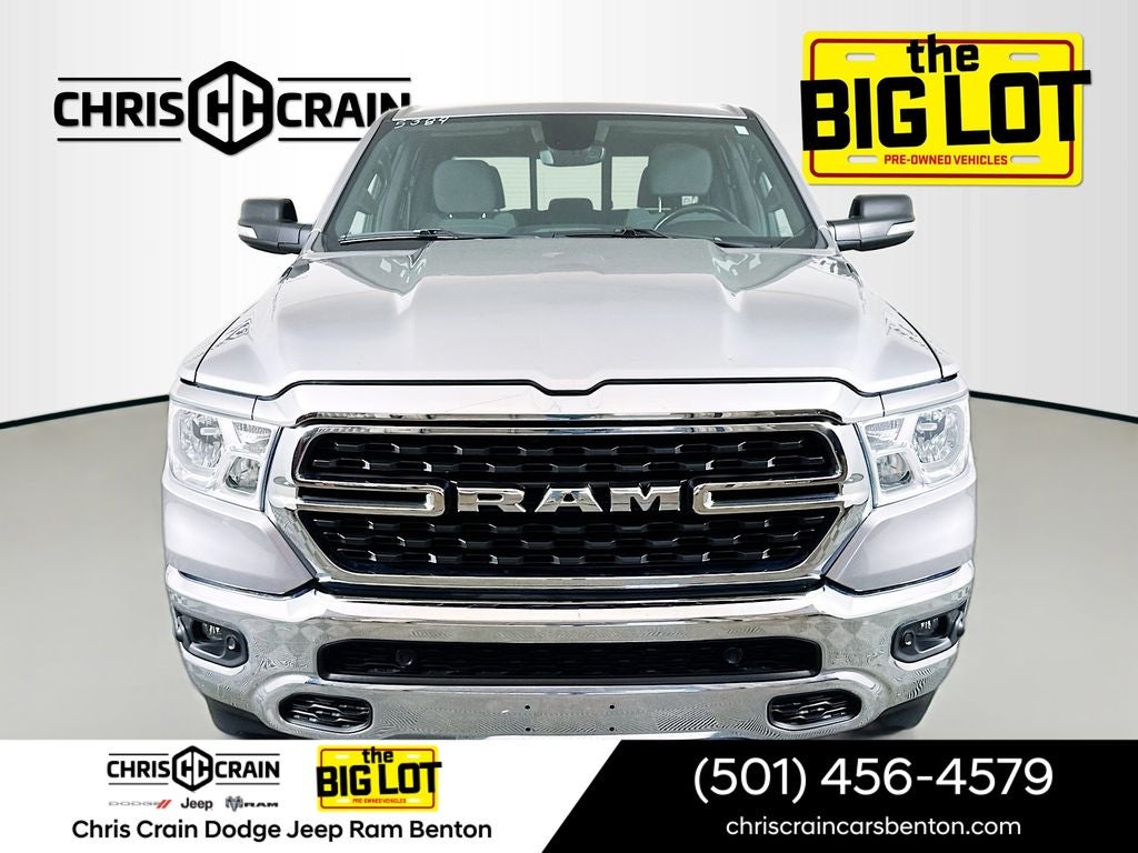 Used 2022 RAM Ram 1500 Pickup Big Horn/Lone Star with VIN 1C6RRFFG6NN455389 for sale in Little Rock