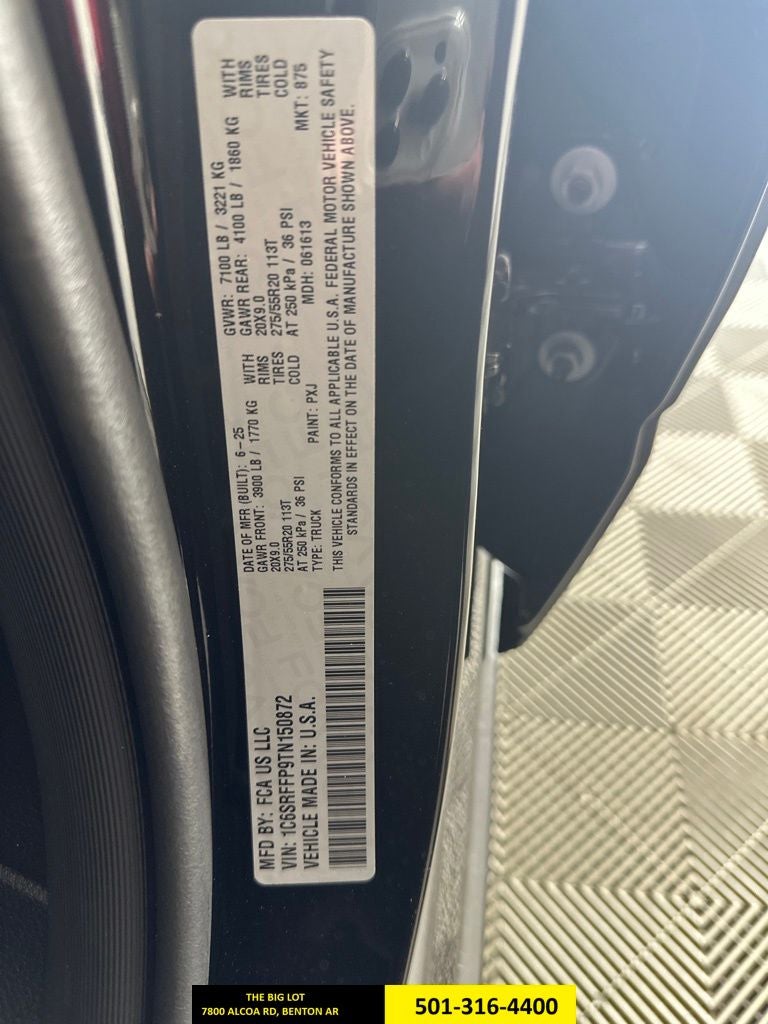 2026 RAM Ram 1500 RAM 1500 BIG HORN CREW CAB 4X4 5'7' BOX