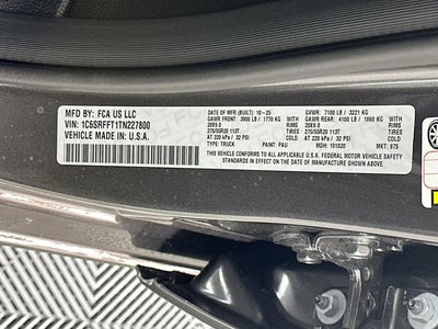 2026 RAM Ram 1500 RAM 1500 BIG HORN CREW CAB 4X4 5'7' BOX