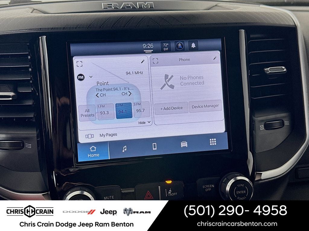 2026 RAM Ram 1500 RAM 1500 BIG HORN CREW CAB 4X4 5'7' BOX