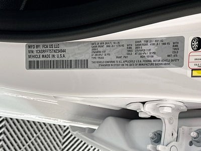 2026 RAM Ram 1500 RAM 1500 BIG HORN CREW CAB 4X4 5'7' BOX