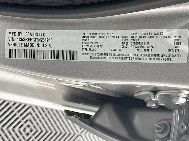 2026 RAM Ram 1500 RAM 1500 BIG HORN CREW CAB 4X4 5'7' BOX