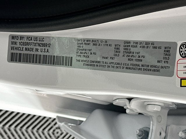 2026 RAM Ram 1500 RAM 1500 BIG HORN CREW CAB 4X4 5'7' BOX