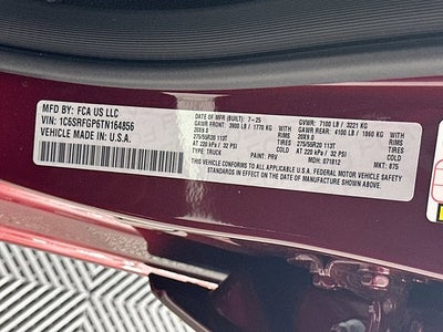 2026 RAM Ram 1500 RAM 1500 TRADESMAN CREW CAB 4X4 5'7' BOX