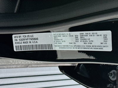 2026 RAM Ram 1500 RAM 1500 LIMITED CREW CAB 4X4 5'7' BOX