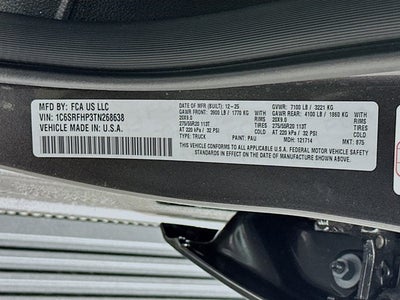 2026 RAM Ram 1500 RAM 1500 LIMITED CREW CAB 4X4 5'7' BOX