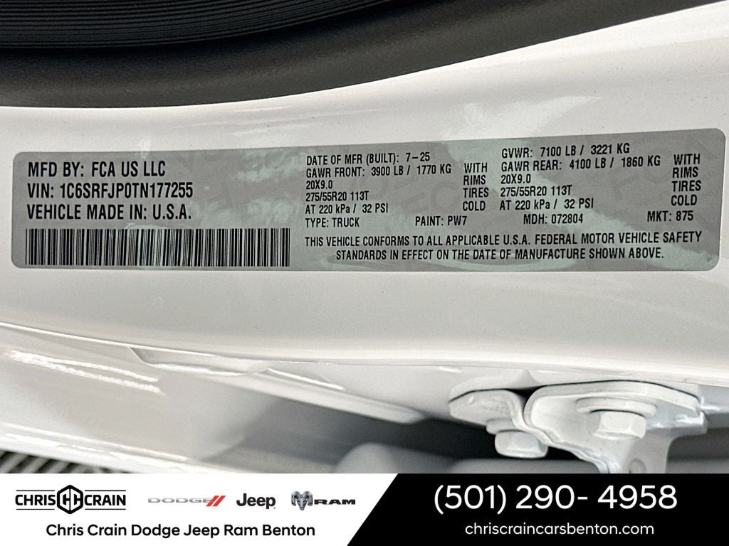 2026 RAM Ram 1500 RAM 1500 LARAMIE CREW CAB 4X4 5'7' BOX