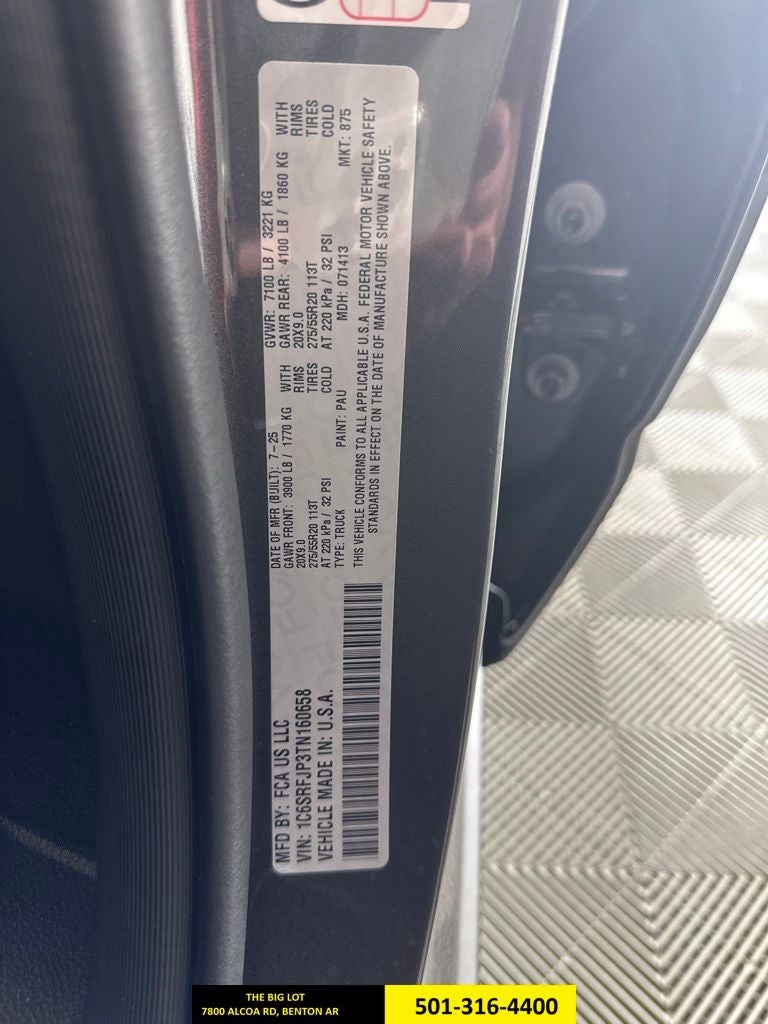 2026 RAM Ram 1500 RAM 1500 LARAMIE CREW CAB 4X4 5'7' BOX