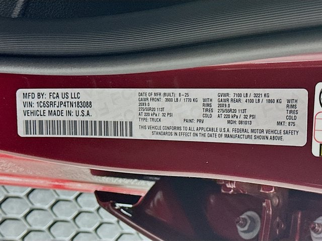 2026 RAM Ram 1500 RAM 1500 LARAMIE CREW CAB 4X4 5'7' BOX