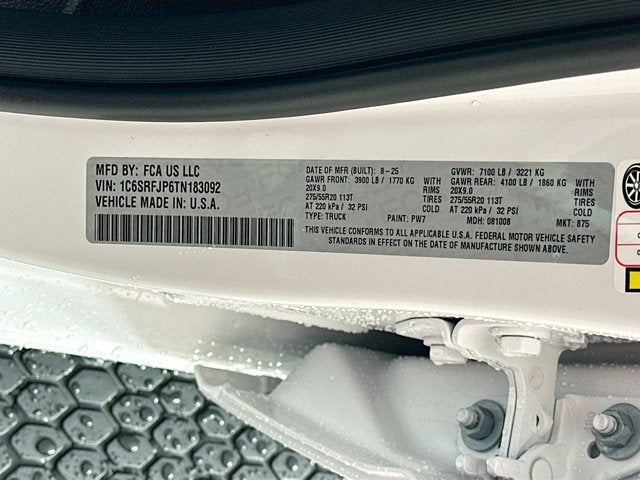 2026 RAM Ram 1500 RAM 1500 LARAMIE CREW CAB 4X4 5'7' BOX