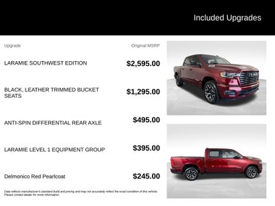 2025 RAM 1500 Laramie Crew Cab 4x4 5'7' Box