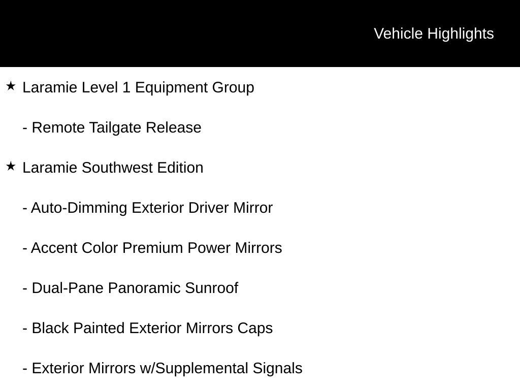 2025 RAM 1500 Laramie Crew Cab 4x4 5'7' Box