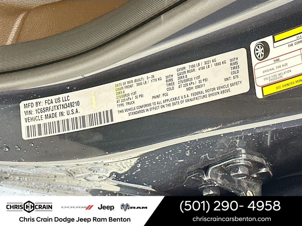 2026 RAM Ram 1500 RAM 1500 LARAMIE CREW CAB 4X4 5'7' BOX