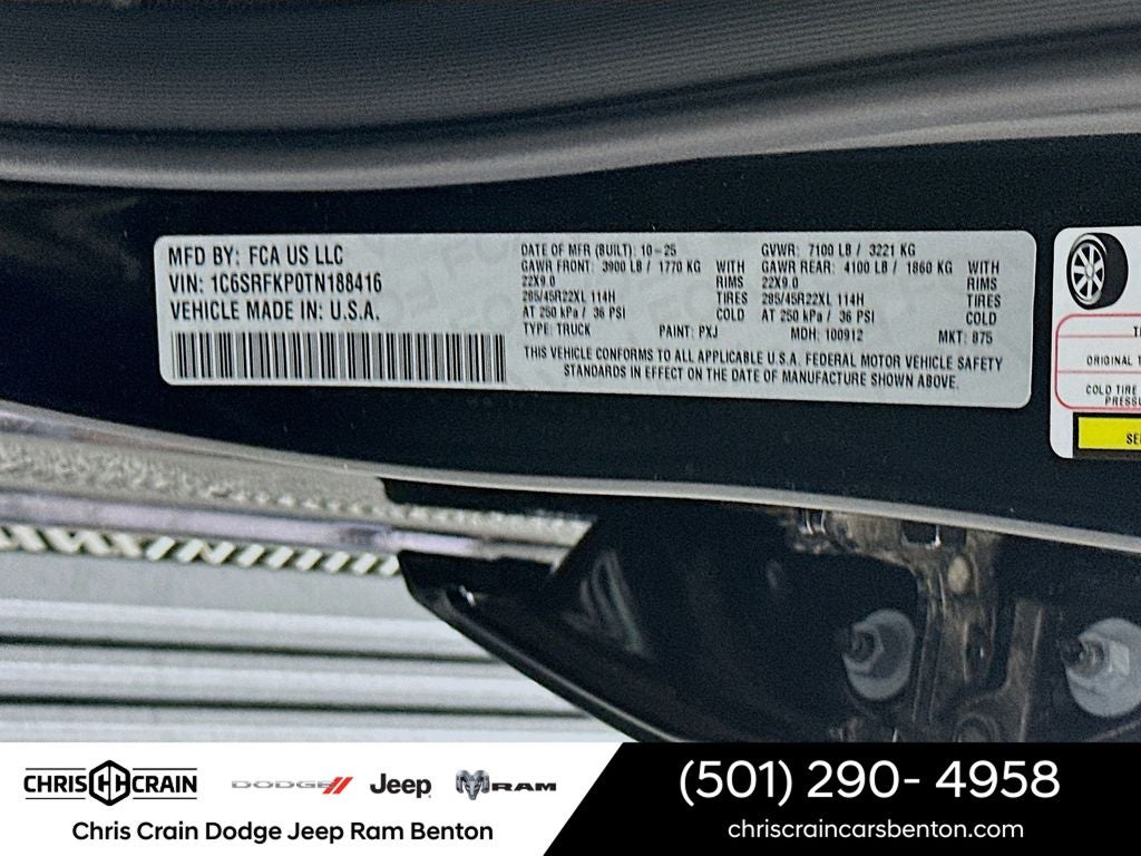 2026 RAM Ram 1500 RAM 1500 TUNGSTEN CREW CAB 4X4