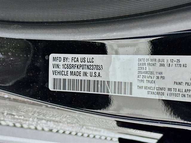 2026 RAM Ram 1500 RAM 1500 TUNGSTEN CREW CAB 4X4