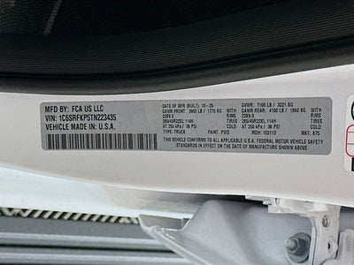 2026 RAM Ram 1500 RAM 1500 TUNGSTEN CREW CAB 4X4