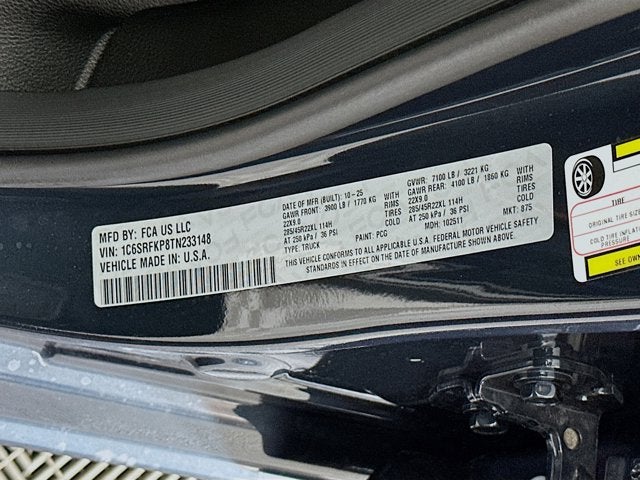 2026 RAM Ram 1500 RAM 1500 TUNGSTEN CREW CAB 4X4