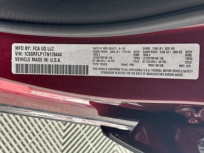 2026 RAM Ram 1500 RAM 1500 REBEL CREW CAB 4X4 5'7' BOX