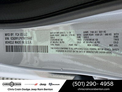 2026 RAM Ram 1500 RAM 1500 REBEL CREW CAB 4X4 5'7' BOX