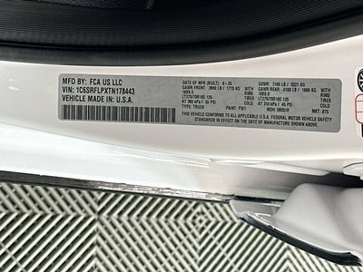 2026 RAM Ram 1500 RAM 1500 REBEL CREW CAB 4X4 5'7' BOX