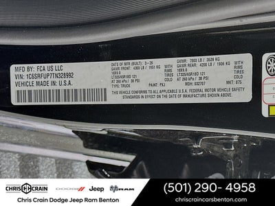 2026 RAM Ram 1500 RAM 1500 RHO CREW CAB 4X4 5'7' BOX