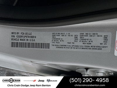 2026 RAM Ram 1500 RAM 1500 RHO CREW CAB 4X4 5'7' BOX