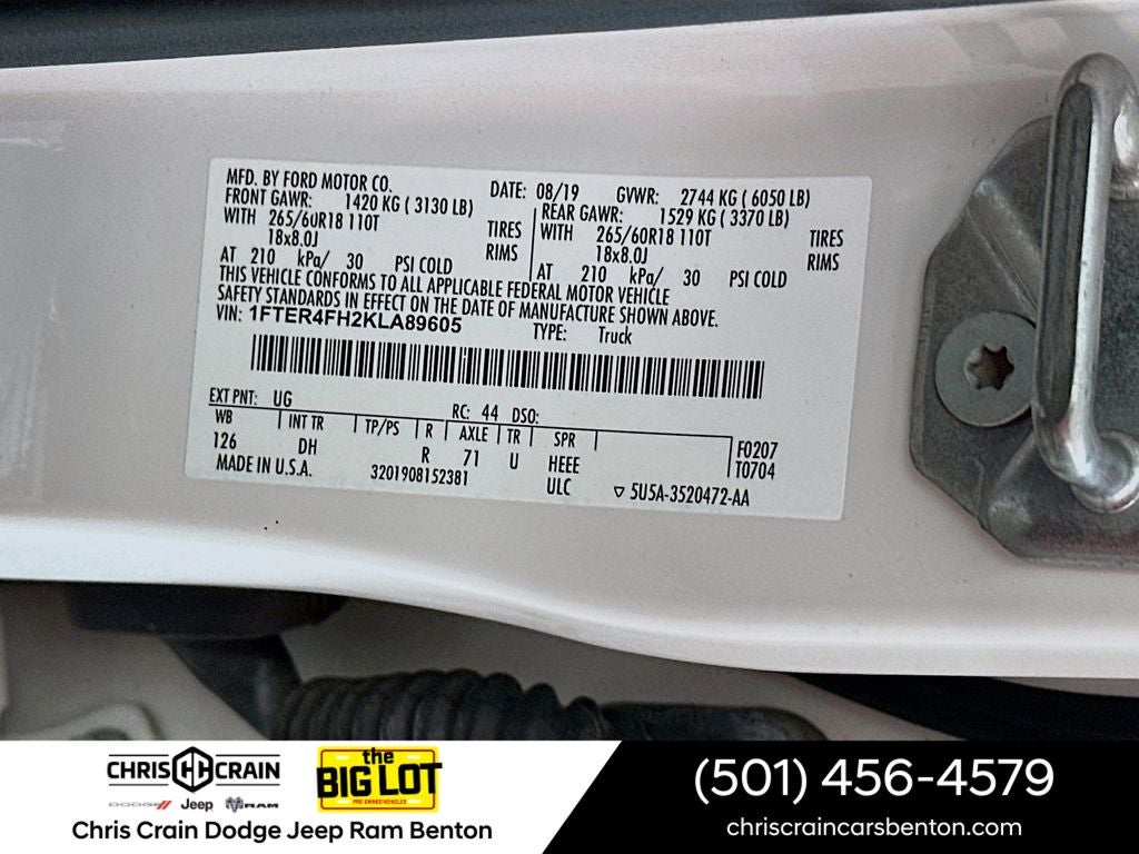 2019 Ford Ranger LARIAT